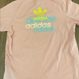Pink adidas T shirt
